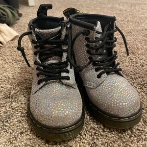Toddler girl sparkly Dr Marten boots size 7